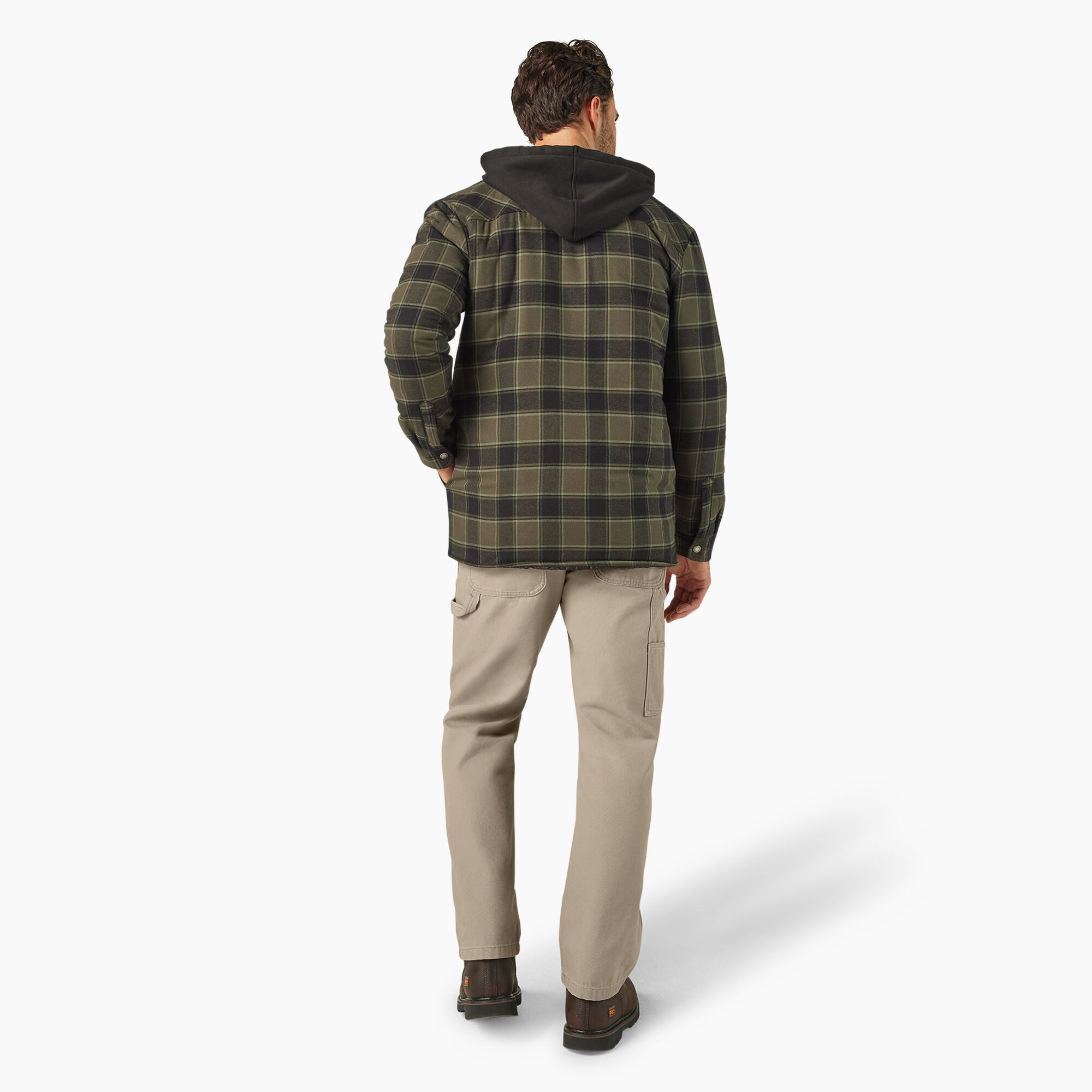 日本限定 Jacket Shirt Hooded Flannel Repellent Water Men's - US Dickies ジャケット・アウター