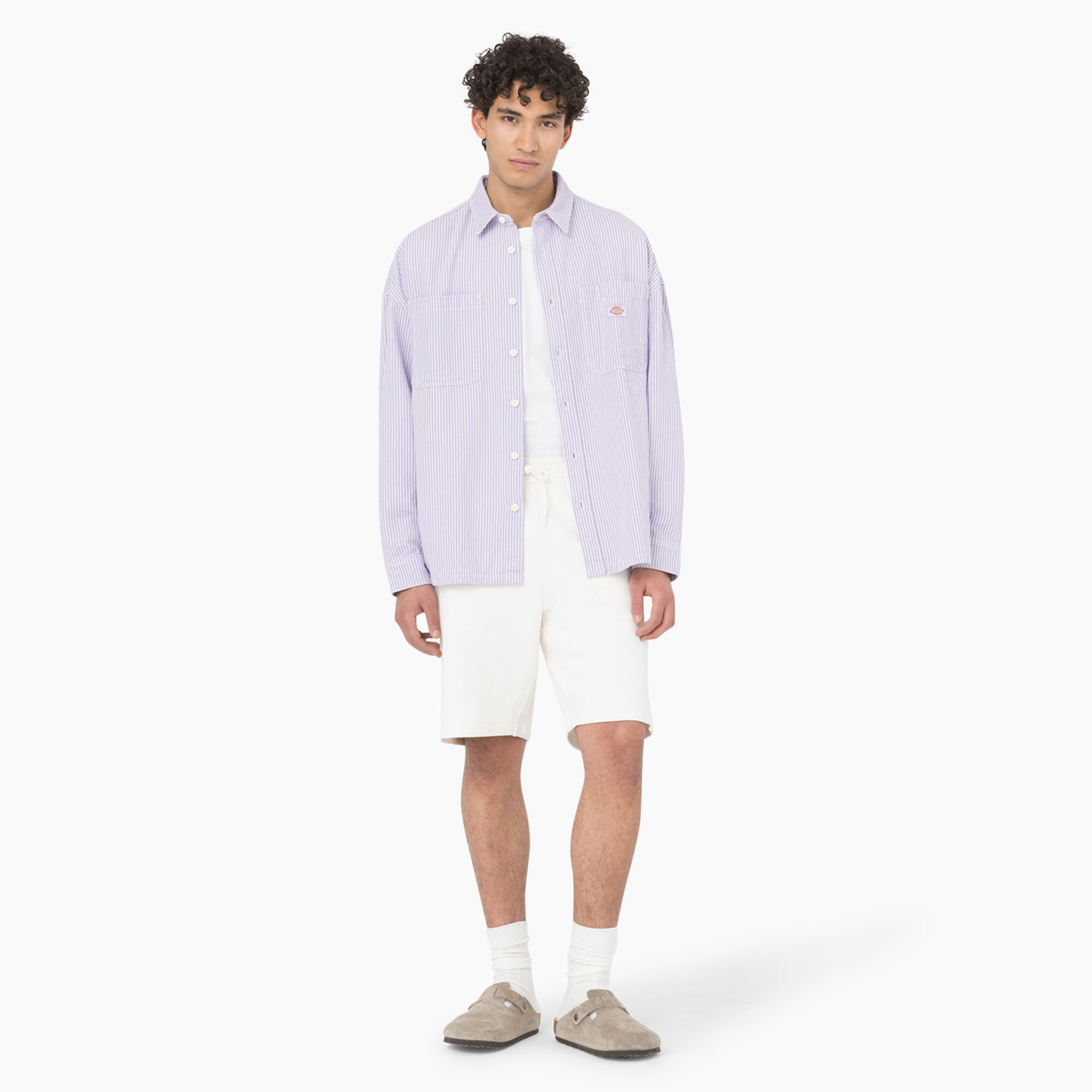 Purple dickies work shirt sales