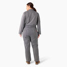 Women&#39;s Plus Long Sleeve Hickory Stripe Coveralls - Rinsed Hickory Stripe &#40;RHS&#41;