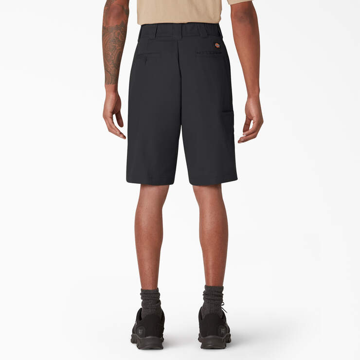 Cooling Active Waist Shorts, 11" - Black (BK) image number 2