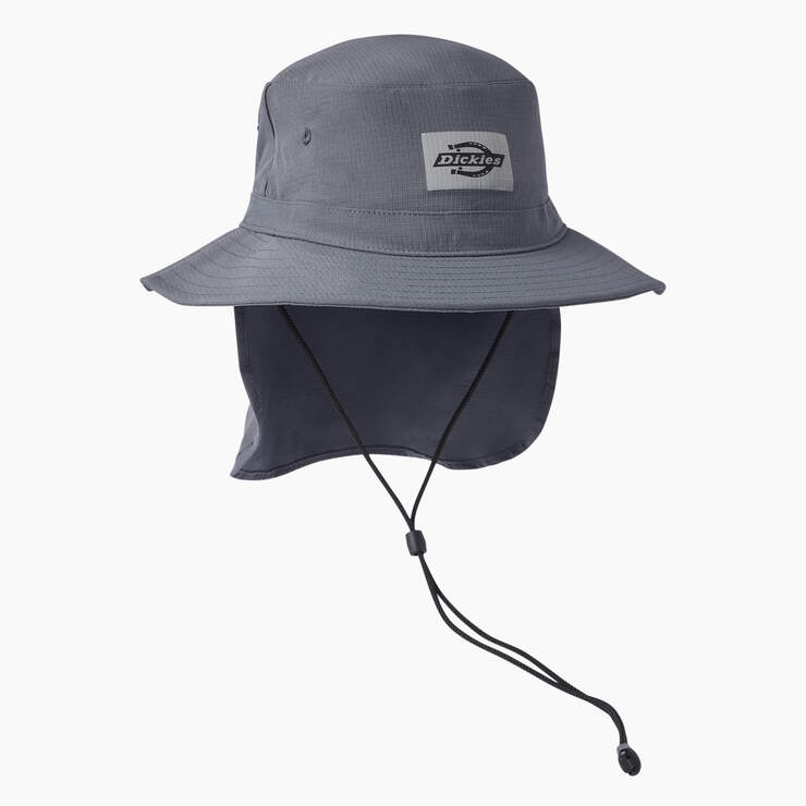 Full Brim Ripstop Boonie Hat with Neck Shade - Charcoal Gray (CH) image number 1