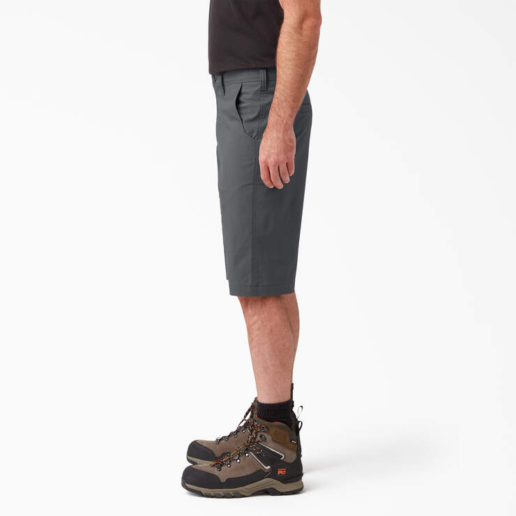 FLEX Cooling Regular Fit Utility Shorts, 13" - Charcoal Gray (CH) image number 3