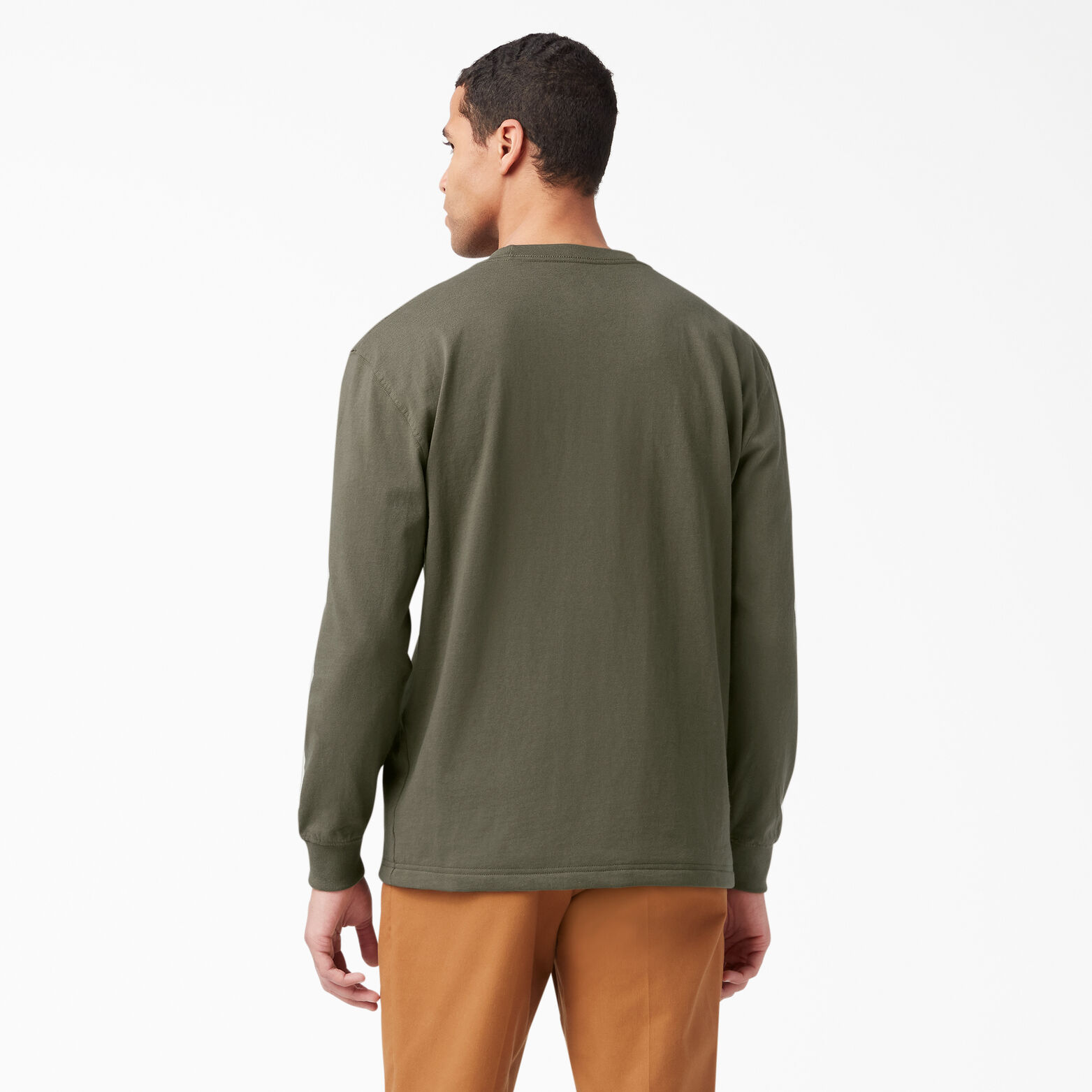 Long Sleeve T Shirt for Men Military Green XL | Dickies