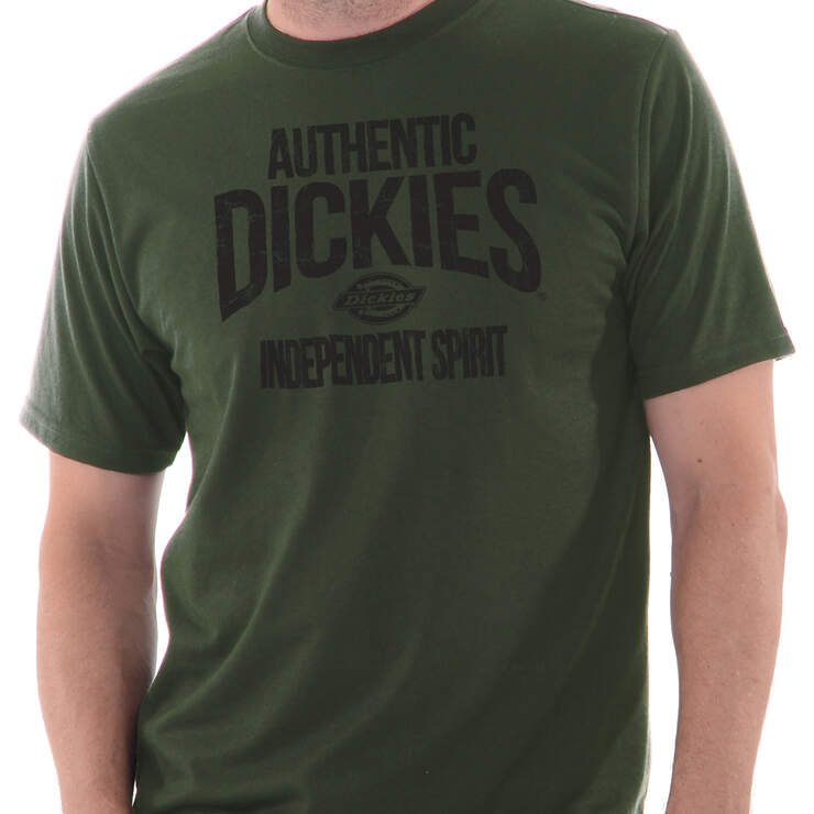 Dickies Independent Graphic Short Sleeve T-Shirt - Military Green (ML) image number 1