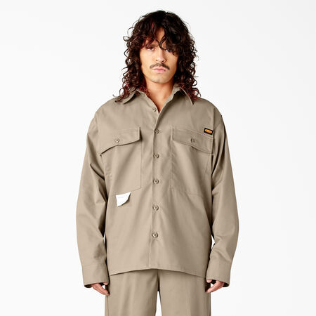 Dickies X Willy Chavarria Long Sleeve Work Shirt - Desert Sand &#40;DS&#41;