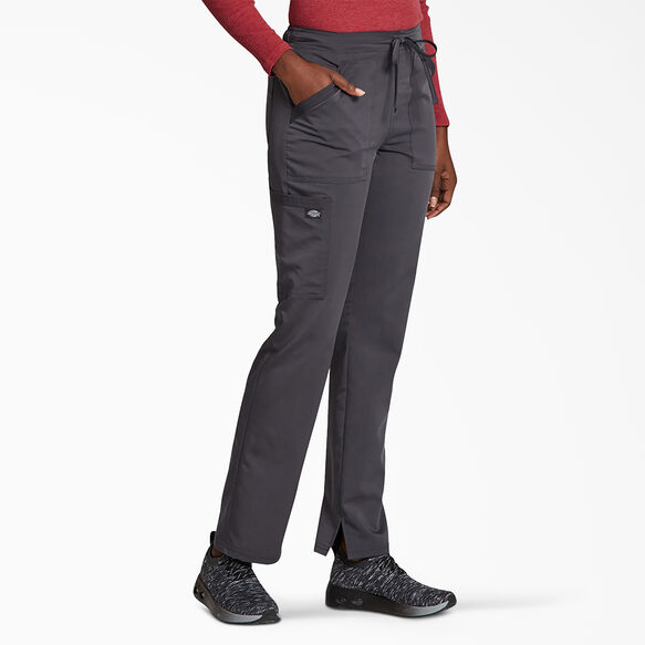Women&#39;s Balance Tapered Leg Drawstring Scrub Pants - Pewter Gray &#40;PEW&#41;