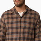 Dickies 1922 Long Sleeve Shirt - Rinsed Khaki and Gray Plaid &#40;RXKY&#41;