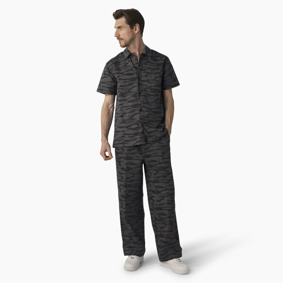 Dickies Skateboarding Cooling Relaxed Fit Shirt - Black Tonal Concrete Camo &#40;BNC&#41;