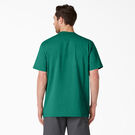 Heavyweight Heathered Short Sleeve Pocket T-Shirt - Green Single Dye Heather &#40;GSH&#41;