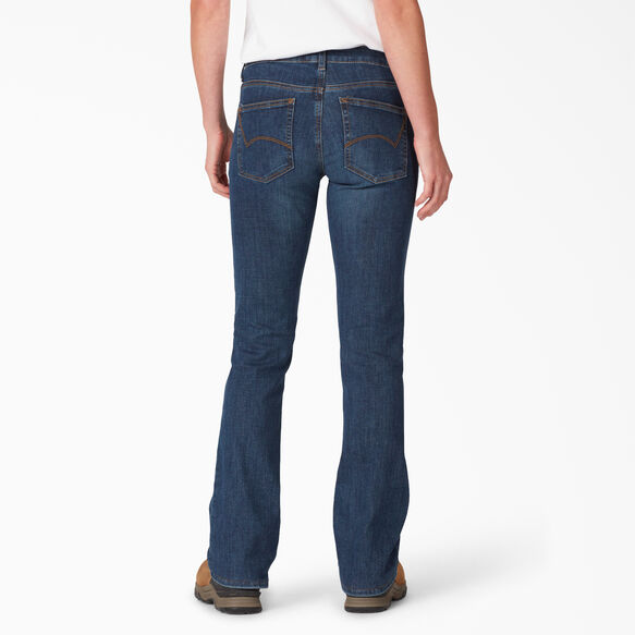 Women&rsquo;s Perfect Shape Denim Bootcut Jeans - Stonewashed Indigo Blue &#40;SNB&#41;