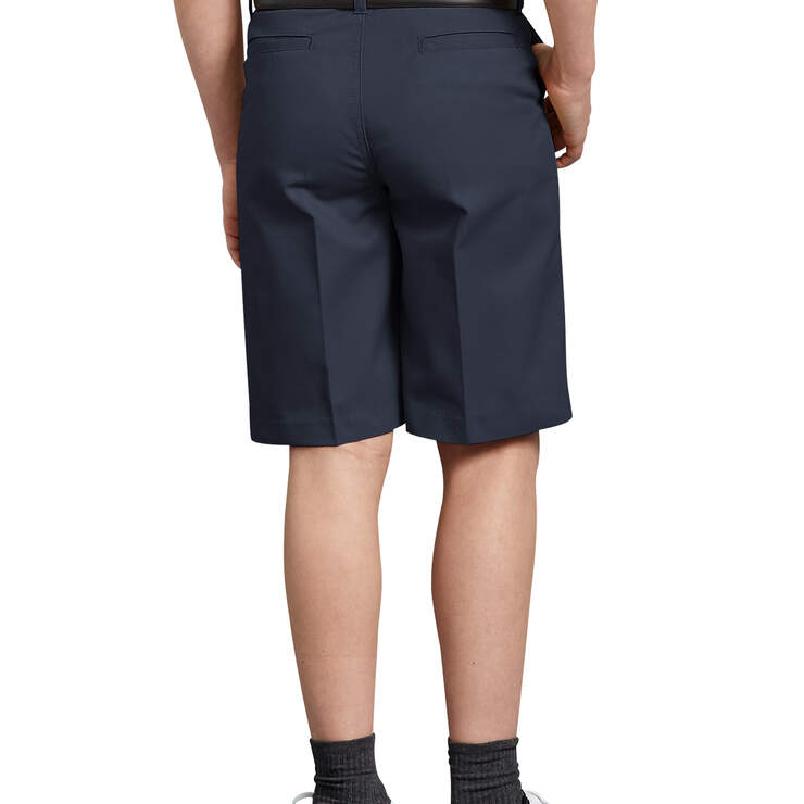 Boys' FlexWaist® Flat Front Shorts, 4-7 - Dark Navy (DN) image number 2