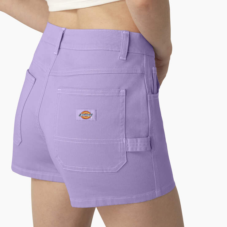 Women's Carpenter Shorts, 3" - Purple Rose (UR2) image number 6