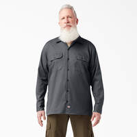 FLEX Relaxed Fit Long Sleeve Work Shirt - Charcoal Gray (CH)
