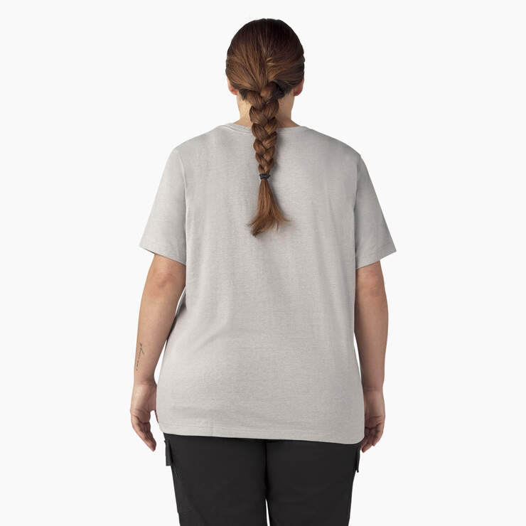 Women's Plus Heavyweight Logo T-Shirt - Heather Gray (H2) image number 2