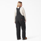 Women&#39;s Plus Relaxed Fit Bib Overalls - Rinsed Black &#40;RBK&#41;