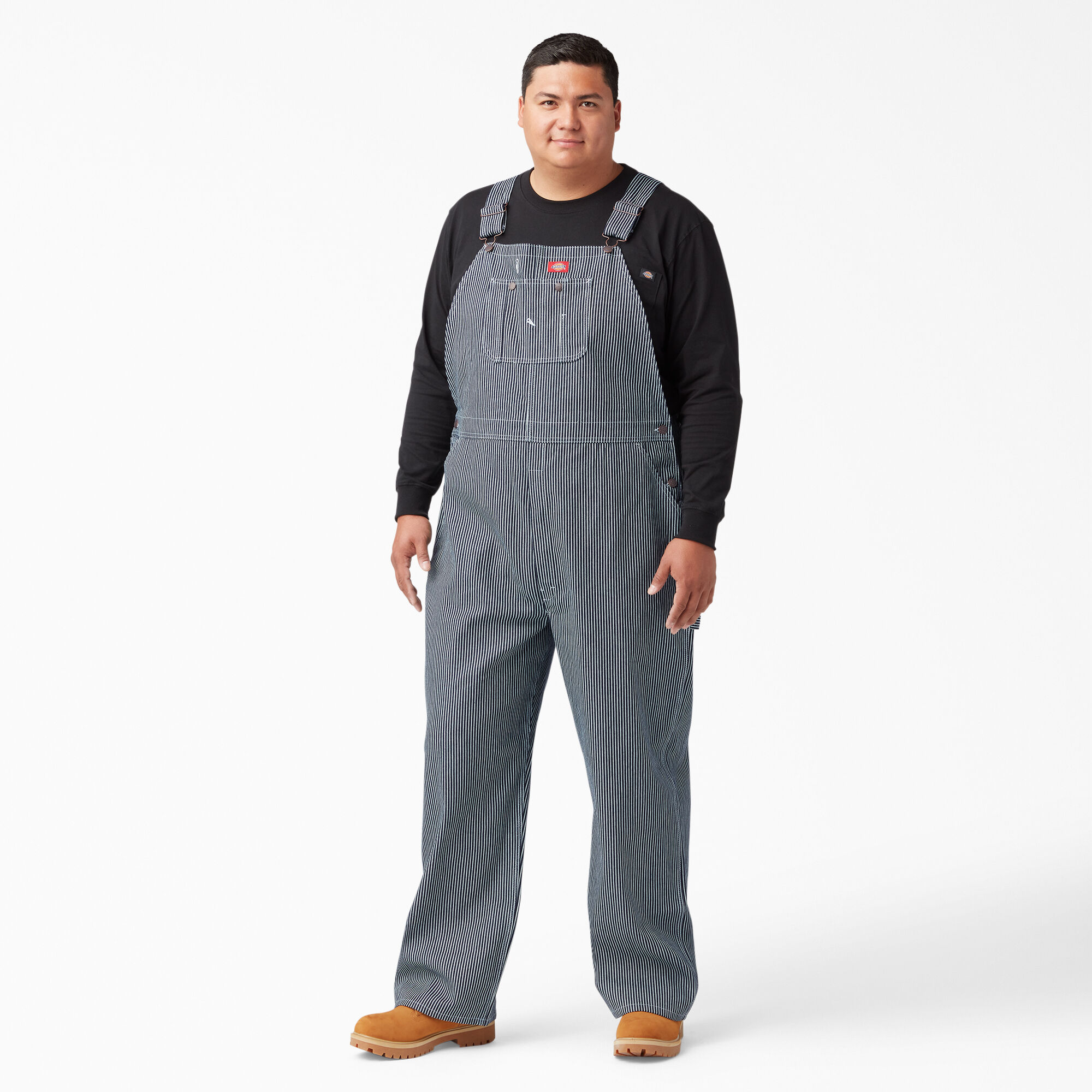 Striped shop overall pants