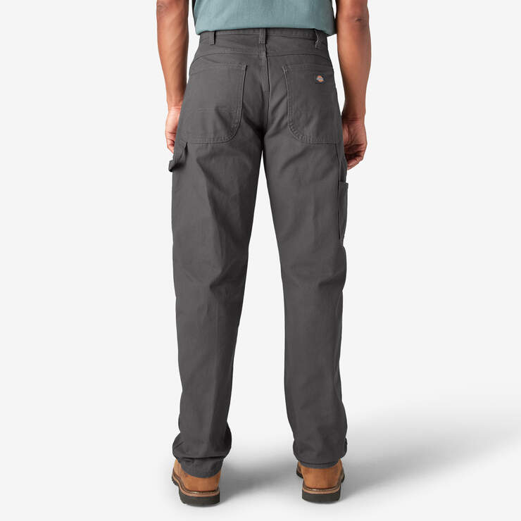 Relaxed Fit Heavyweight Duck Carpenter Pants - Rinsed Slate (RSL) image number 2