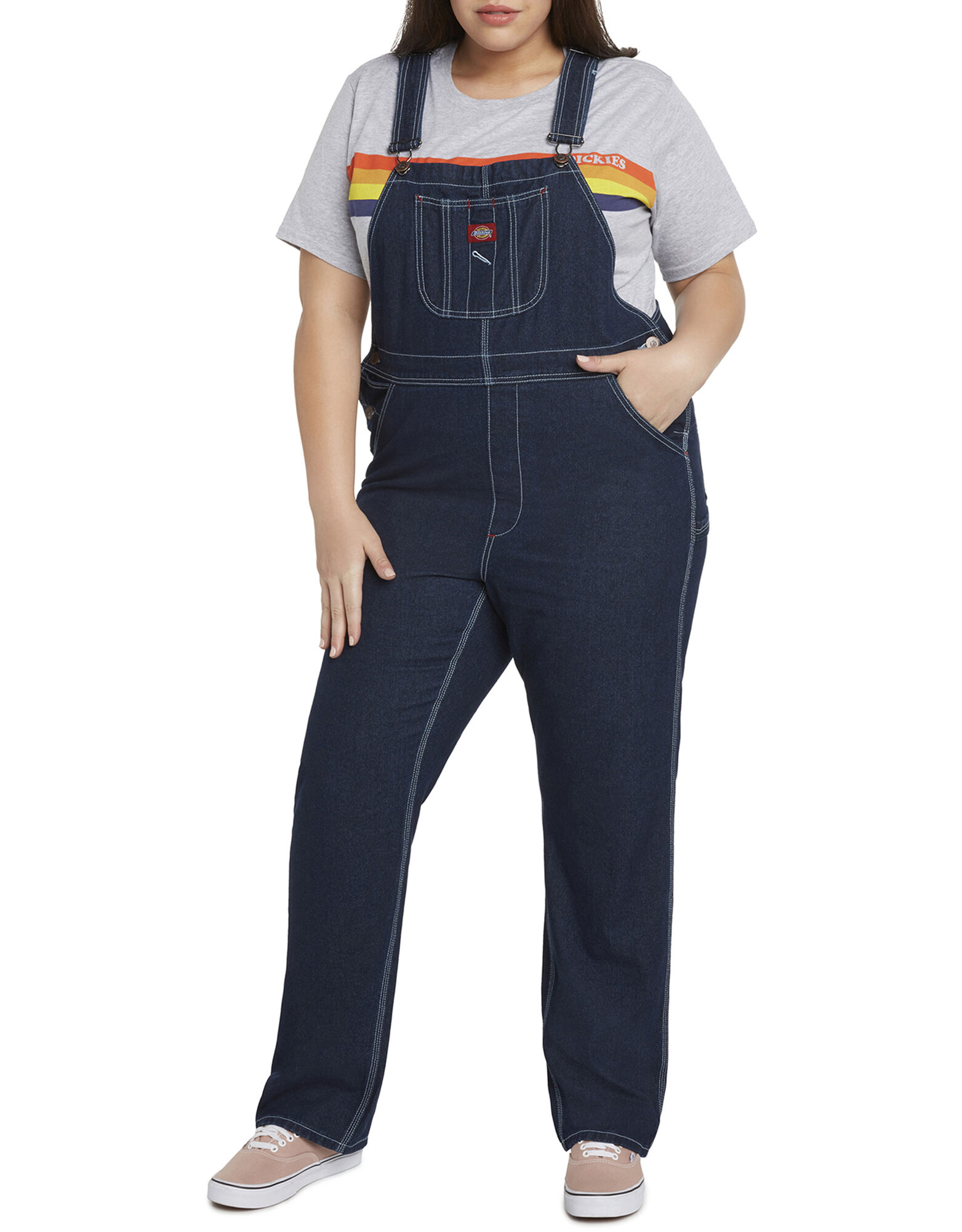 plus size work overalls