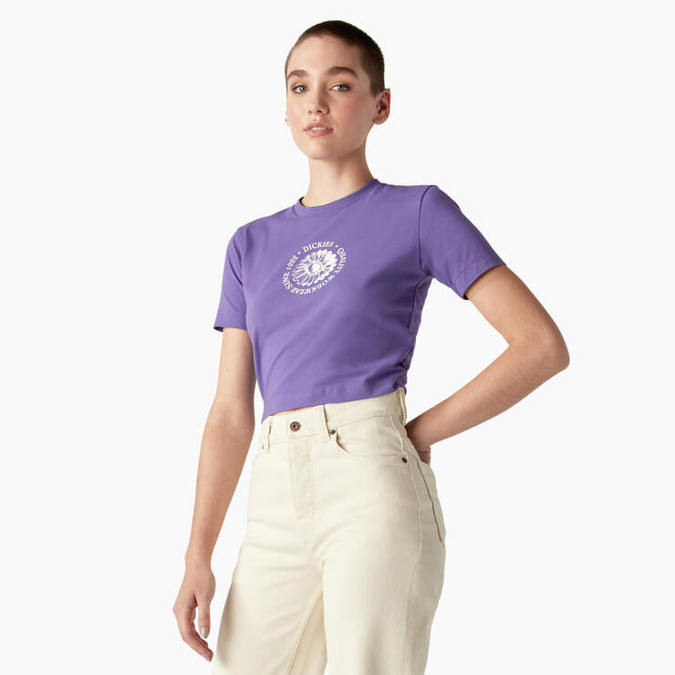 Women's Garden Plain Cropped T-Shirt - Imperial Palace (M2C) image number 3