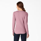 Women&#39;s Henley Long Sleeve Shirt - Dusty Orchid &#40;KDD&#41;