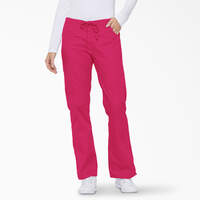 Women's EDS Signature Drawstring Cargo Scrub Pants - Hot Pink (HPK)