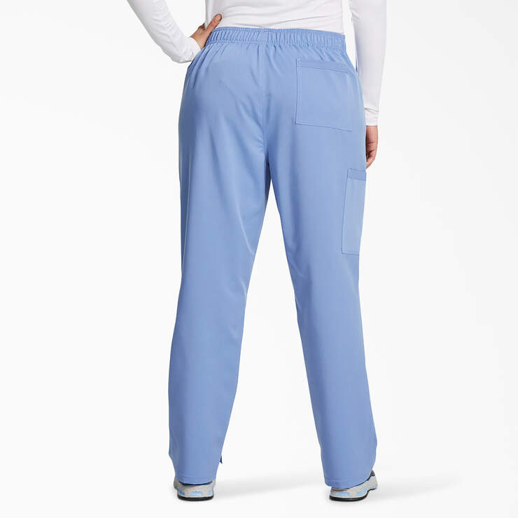 Women's Balance Tapered Leg Drawstring Scrub Pants - Ceil Blue (CBL) image number 2