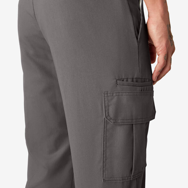 FLEX Regular Fit Cargo Pants - Gravel Gray (VG) image number 8