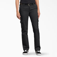 Women&#39;s Stretch Relaxed Cargo Pants - Black &#40;BK&#41;
