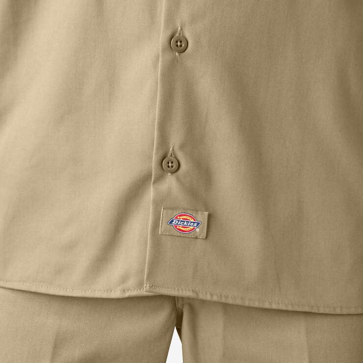 Short Sleeve Work Shirt - Khaki (KH) image number 14