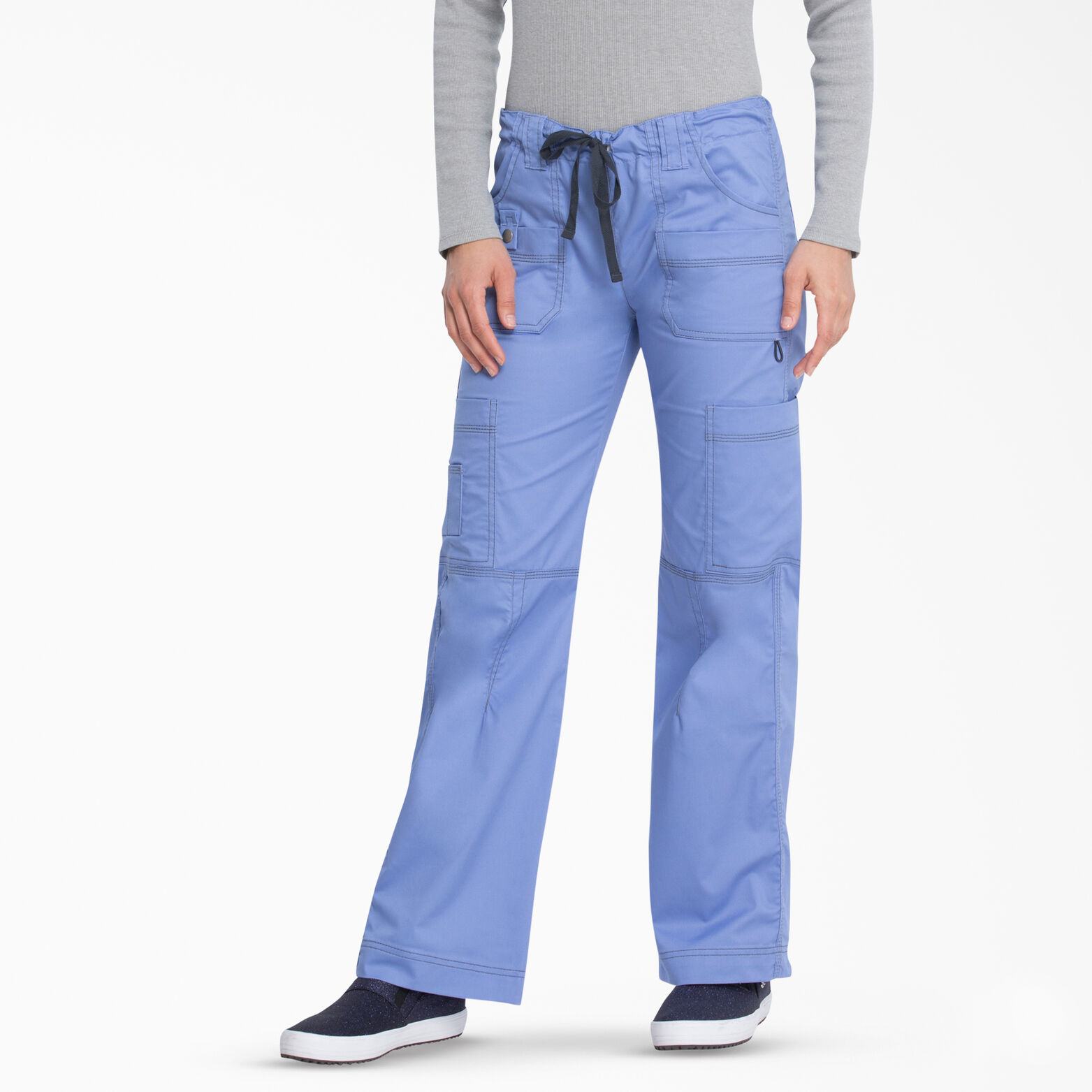 Scrubs Dickies Gen Flex Youtility Cargo Pant 857455P Black  LARGE PETITE 