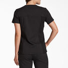 Women&#39;s Balance V-Neck Chest Pocket Scrub Top - Black &#40;BLK&#41;