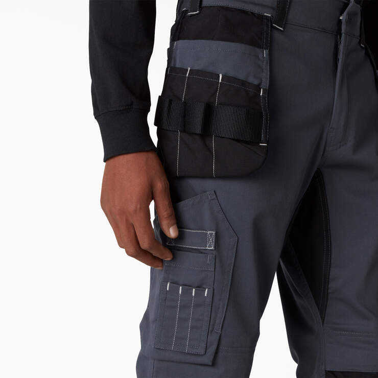 FLEX Performance Workwear Regular Fit Holster Pants - Gray/Black (UEB) image number 5