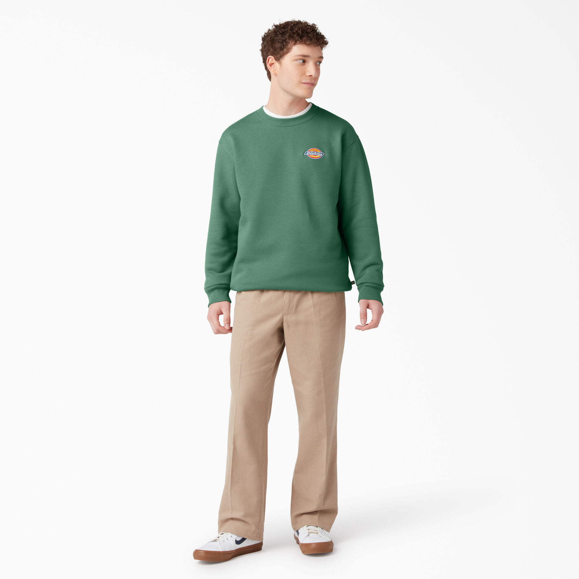 Fleece Embroidered Chest Logo Sweatshirt Dickies US