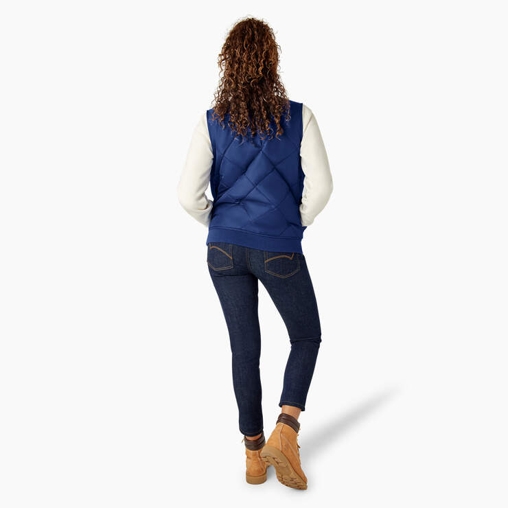 Women's Quilted Vest - Surf Blue (FL) image number 6