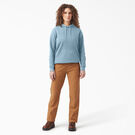 Women&#39;s Heavyweight Logo Sleeve Pullover - Clear Blue &#40;EU&#41;