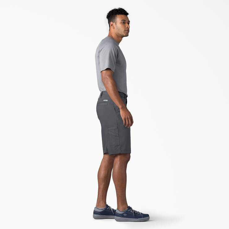 FLEX Cooling Regular Fit Utility Shorts, 11" - Charcoal Gray (CH) image number 6
