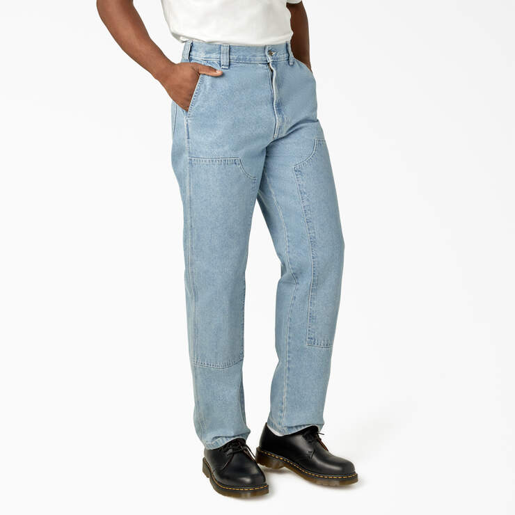 Madison Double Knee Jeans - Vintage Denim Wash (C15) image number 4