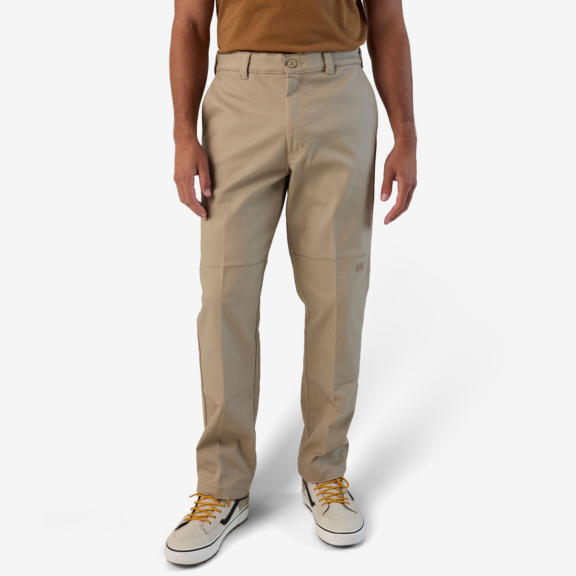 Men's Double Knee & Double Front Pants - Brown | Dickies US