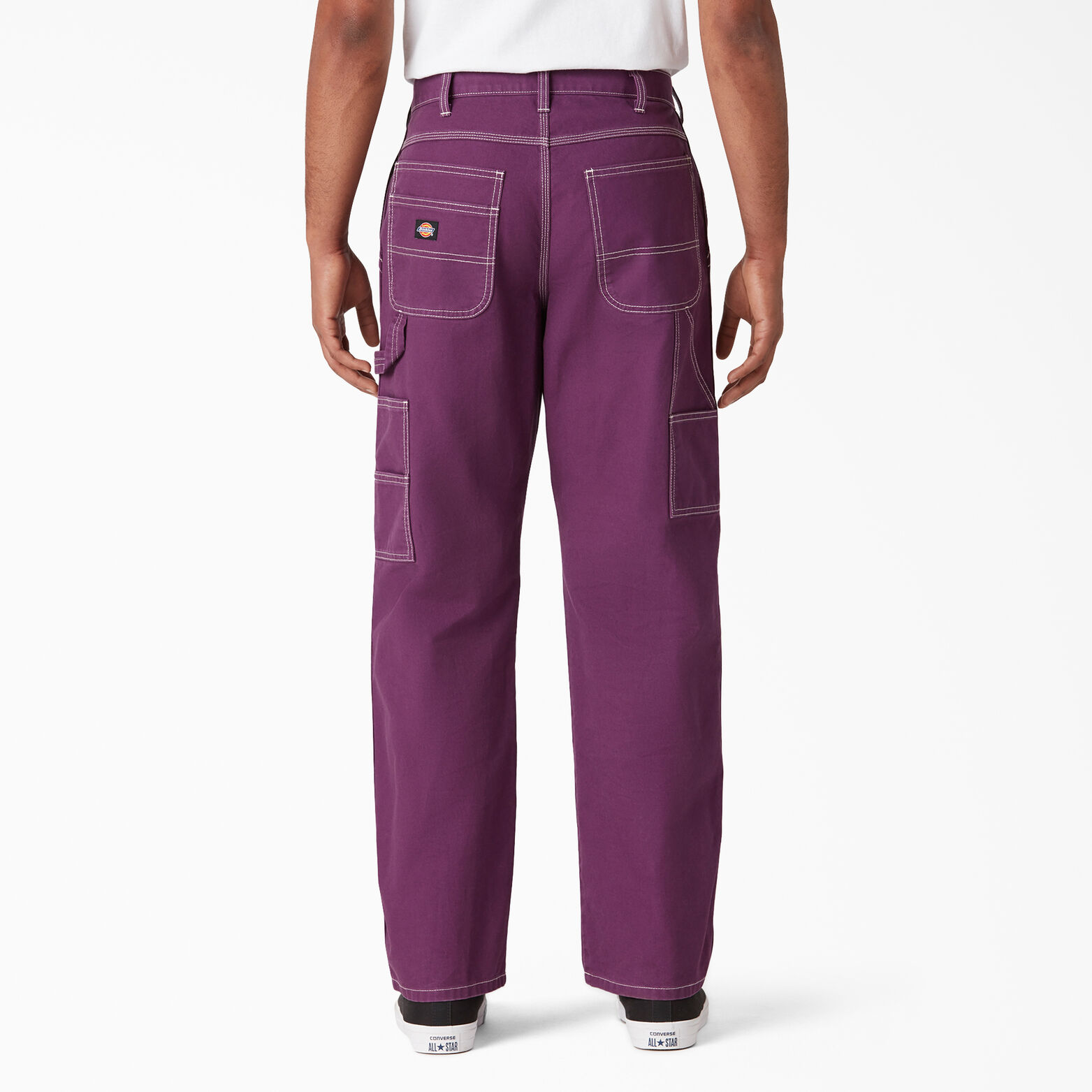 purple formal pants