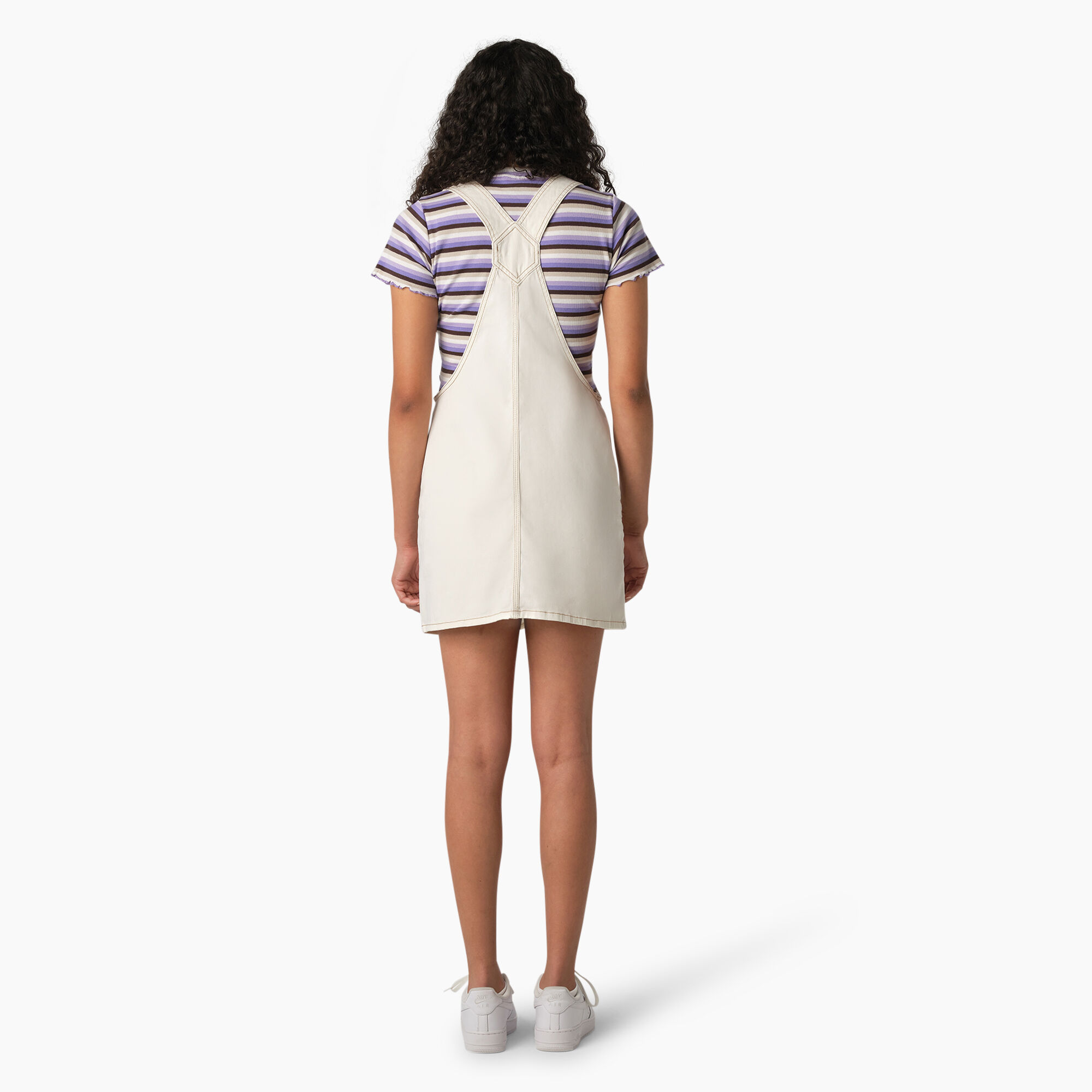 Cotton twill bib overall dress outlet