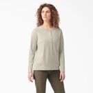 Women&#39;s Heavyweight Henley - Oatmeal &#40;OT9&#41;