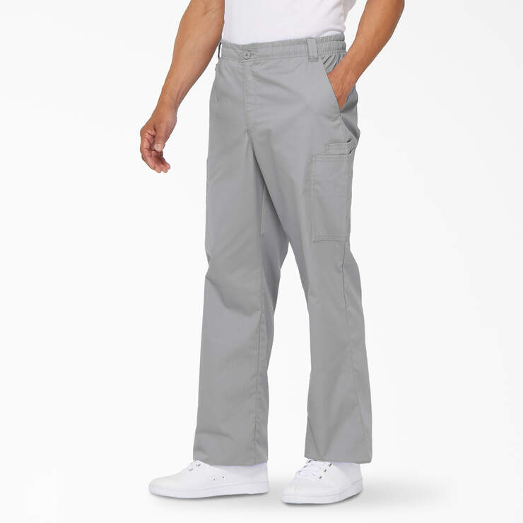 Men's EDS Signature Cargo Scrub Pants - Gray (GY) image number 3