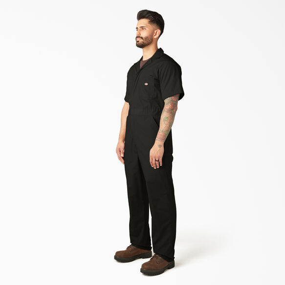 Short Sleeve Coveralls - Black &#40;BK&#41;