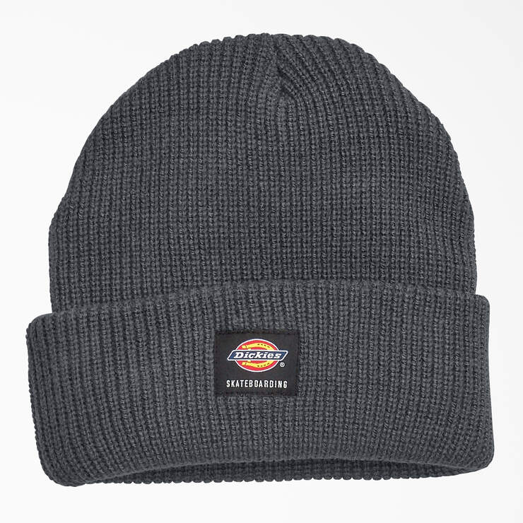 Dickies Skateboarding Cuffed Beanie - Charcoal Gray (CH) image number 1