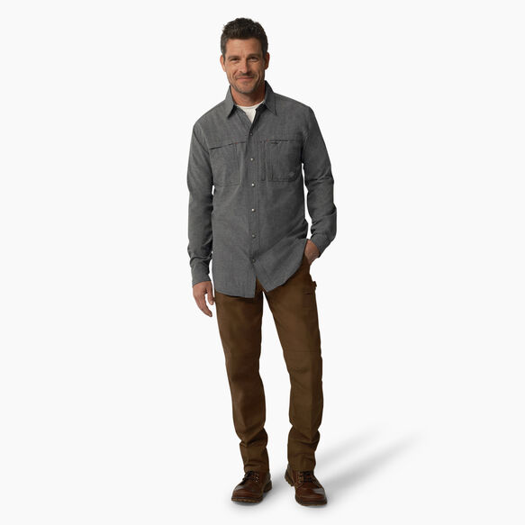 Cooling Long Sleeve Work Shirt - Charcoal &#40;CDH&#41;