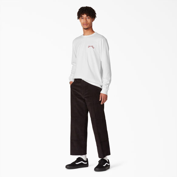 Franky Villani Drunkula Graphic Long Sleeve T-Shirt - White &#40;WH&#41;