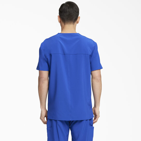 Men&#39;s EDS Essentials V-Neck Scrub Top with Patch Pockets - Galaxy Blue &#40;GBL&#41;