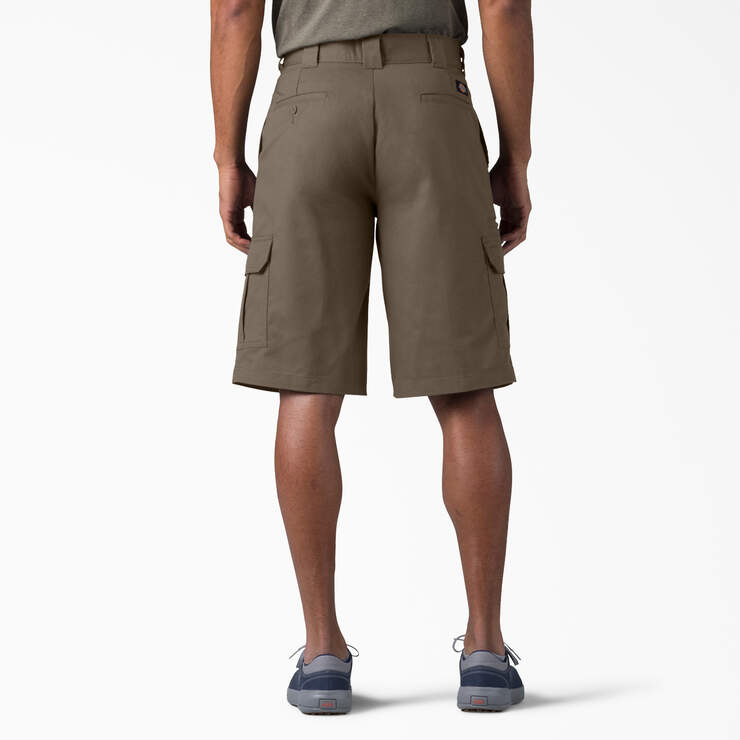 FLEX Relaxed Fit Cargo Shorts, 13" - Mushroom (MR1) image number 2