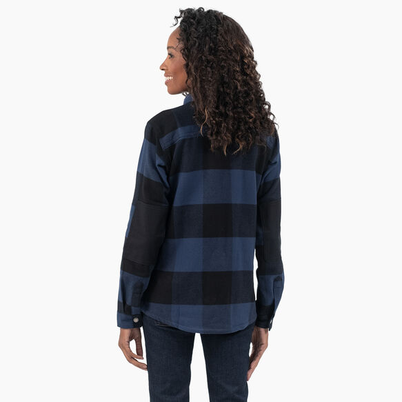 Women&rsquo;s DuraTech Renegade Flannel Shirt - Ink Navy Buffalo Plaid &#40;A1C&#41;
