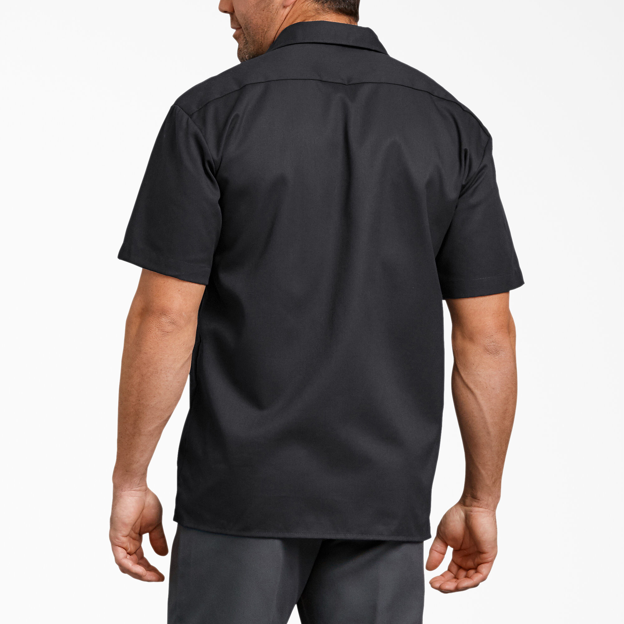Men's DICKIES 1574 Short sleeve work shirt w/extra long tail KHAKI 3XL NWT 